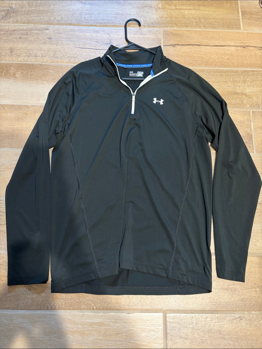 Under Armour Black Men's Quarter-Zip Performance Top